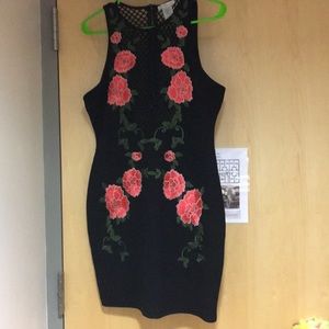 Black Rose Party Dress
